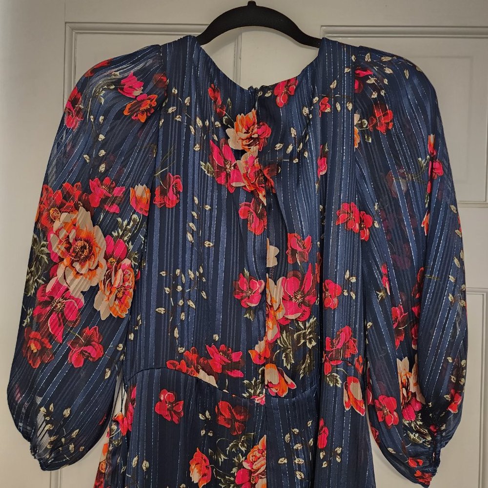 DKNY Floral Faux Wrap Dress - Picture 5 of 7